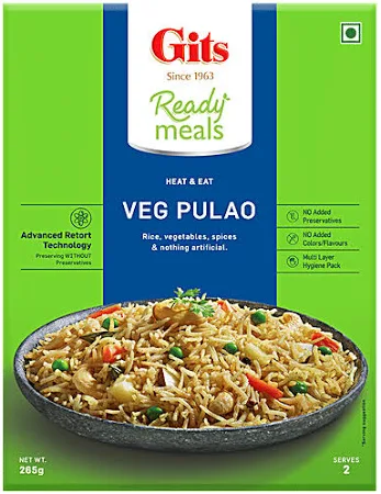 Gits rte Veg Pulao 265 GM